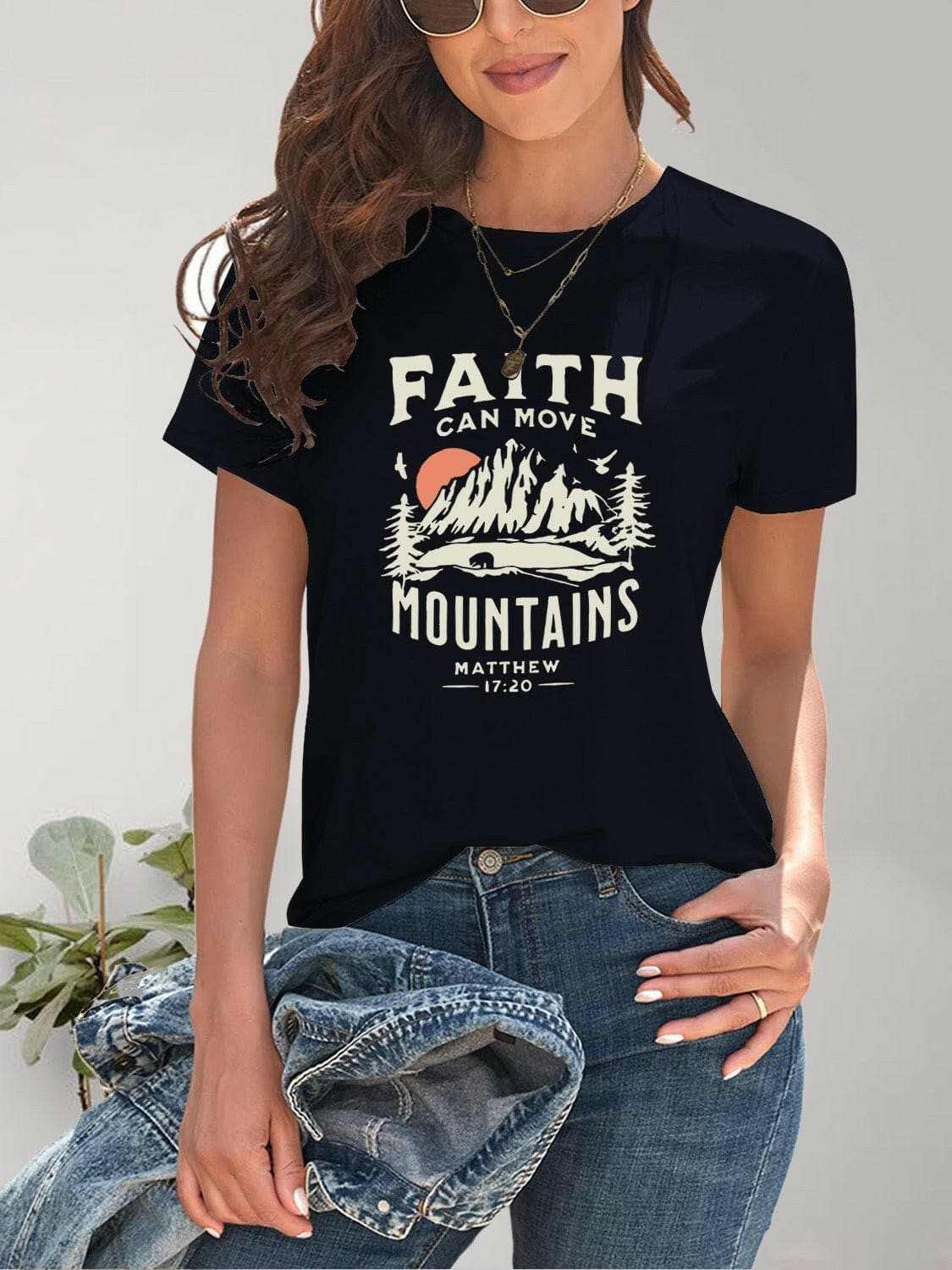 Trendy graphic tee for casual style - Love Salve